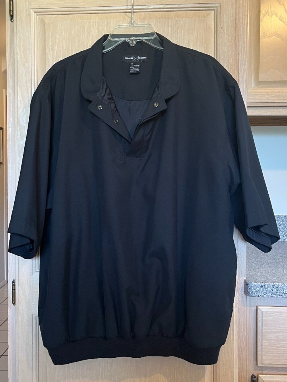Men's Short Sleeved Water Resistant Pullover Golf Windbreaker -  Never Worn